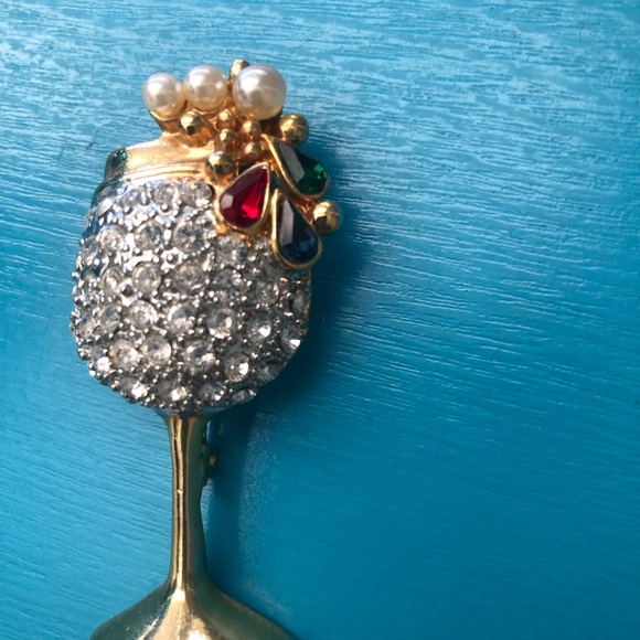 Vintage Cocktail Pin. - Picture 2 of 4